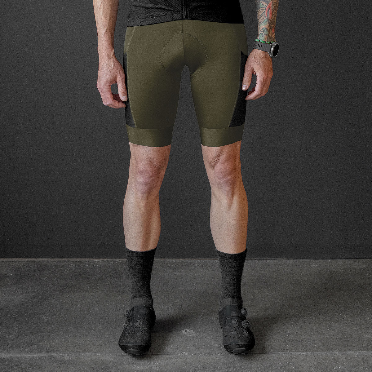 Standard Cargo Bib Short (Olive)