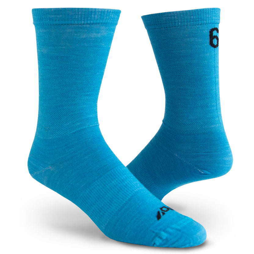 Standard Socks (Wool) (Cyan)