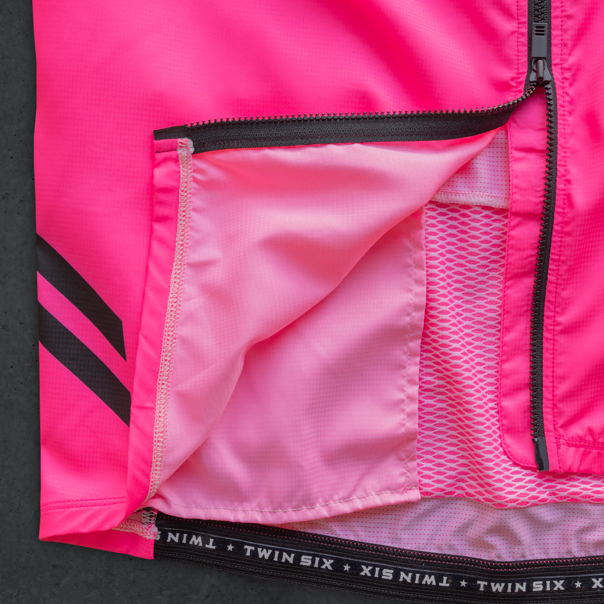 Standard Wind Vest (High Viz Pink)