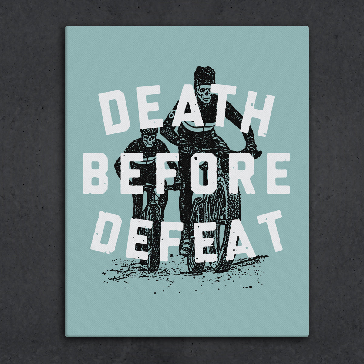 Death Before Defeat Canvas