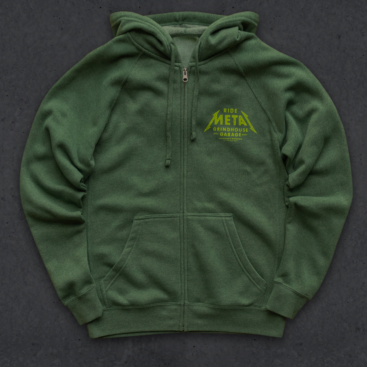 Ride Metal Zip Hoodie