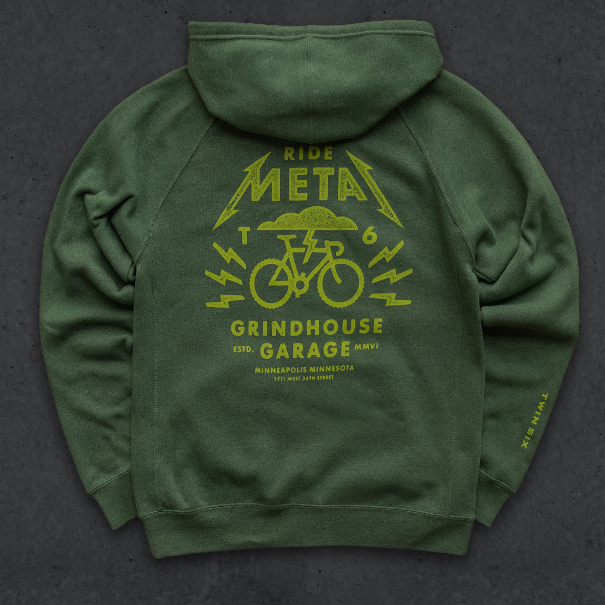 Ride Metal Zip Hoodie