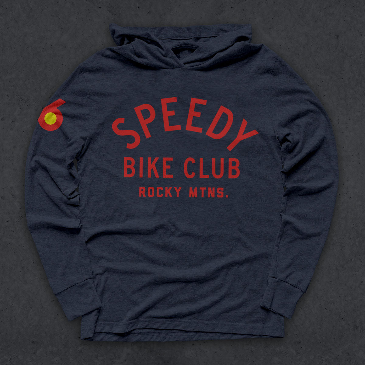 Speedy Rocky Mtns Lightweight Hoodie