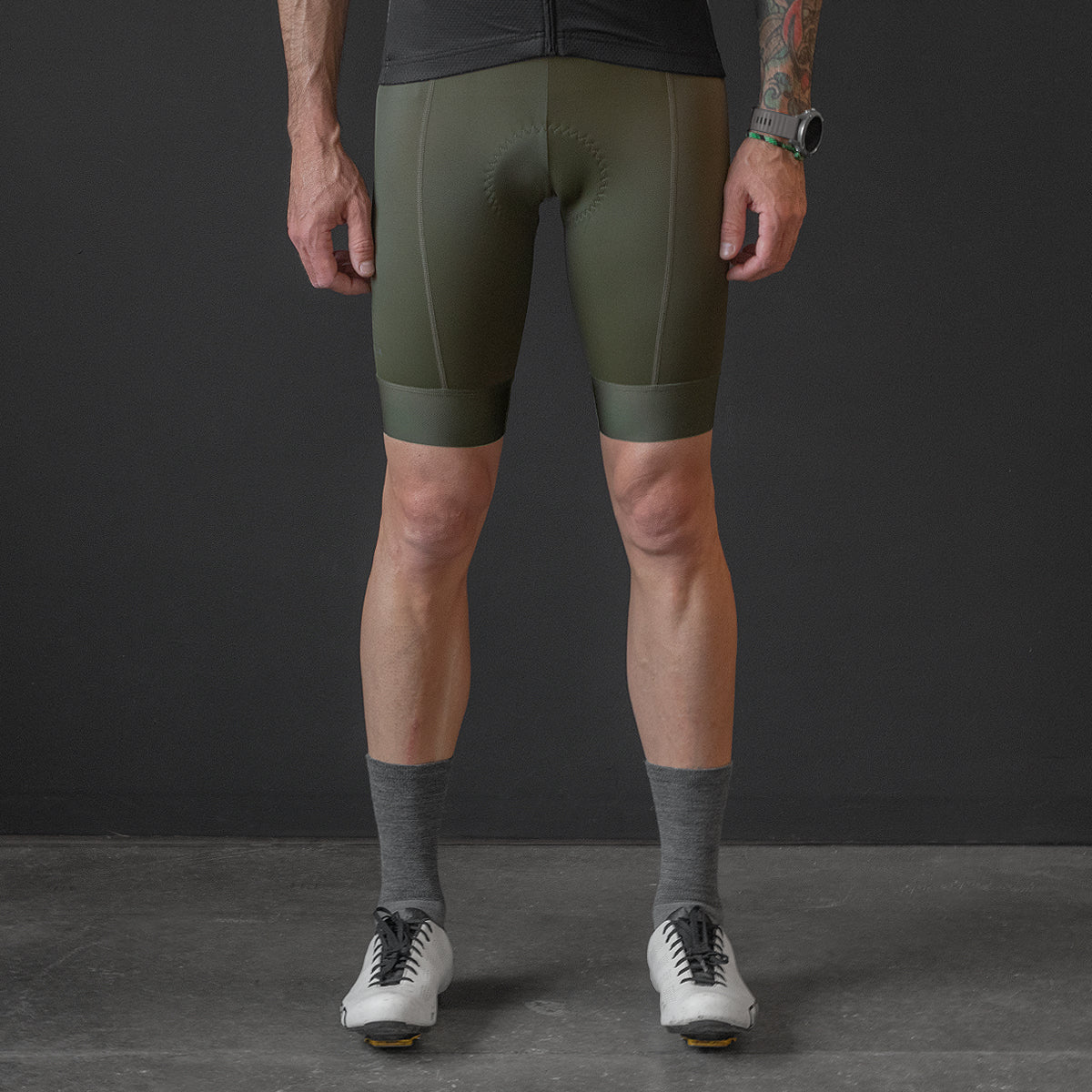 Standard Bib Short (OLIVE) – Twin Six