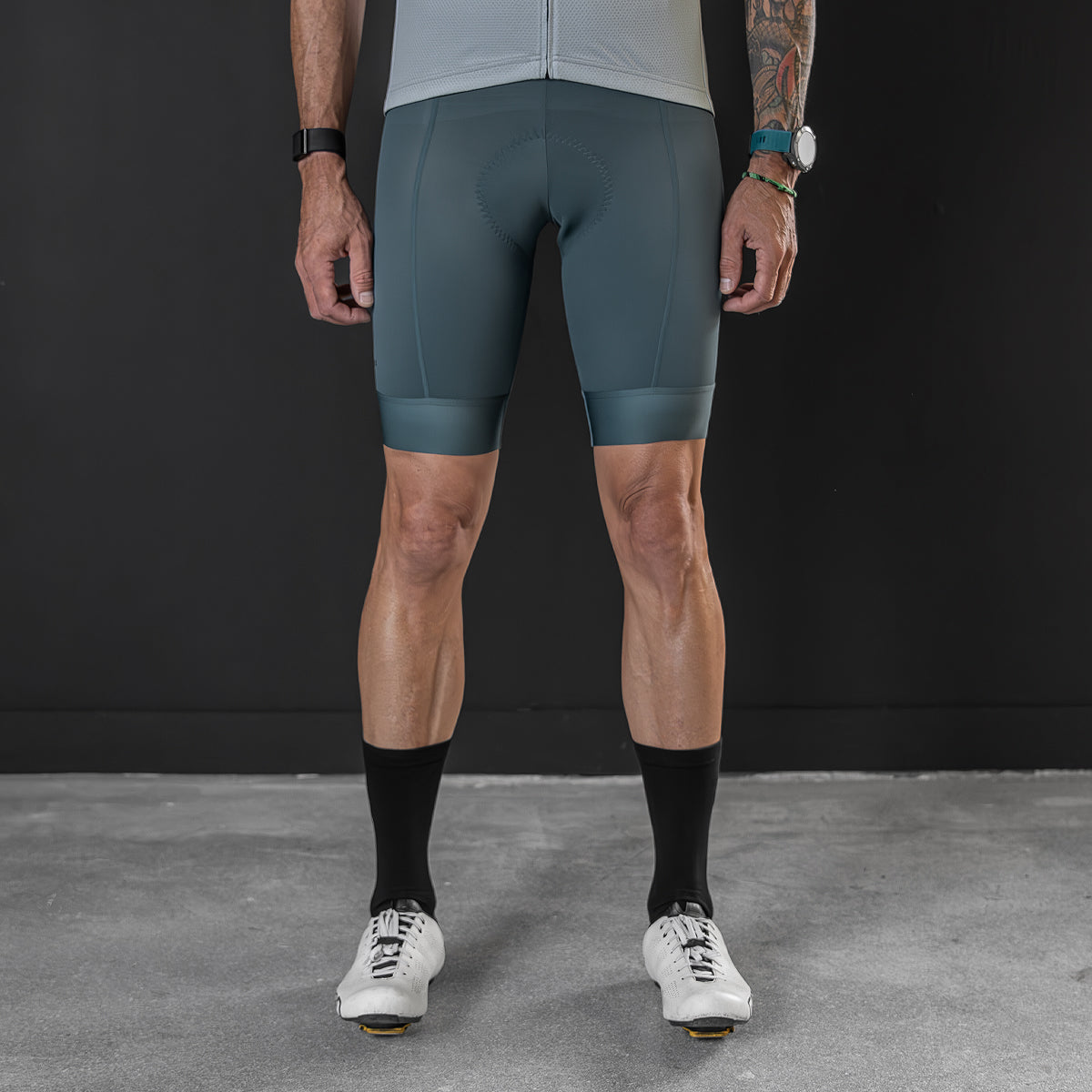 Standard Bib Short (Steel Blue) – Twin Six