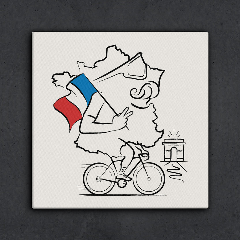Vive Le Tour Canvas