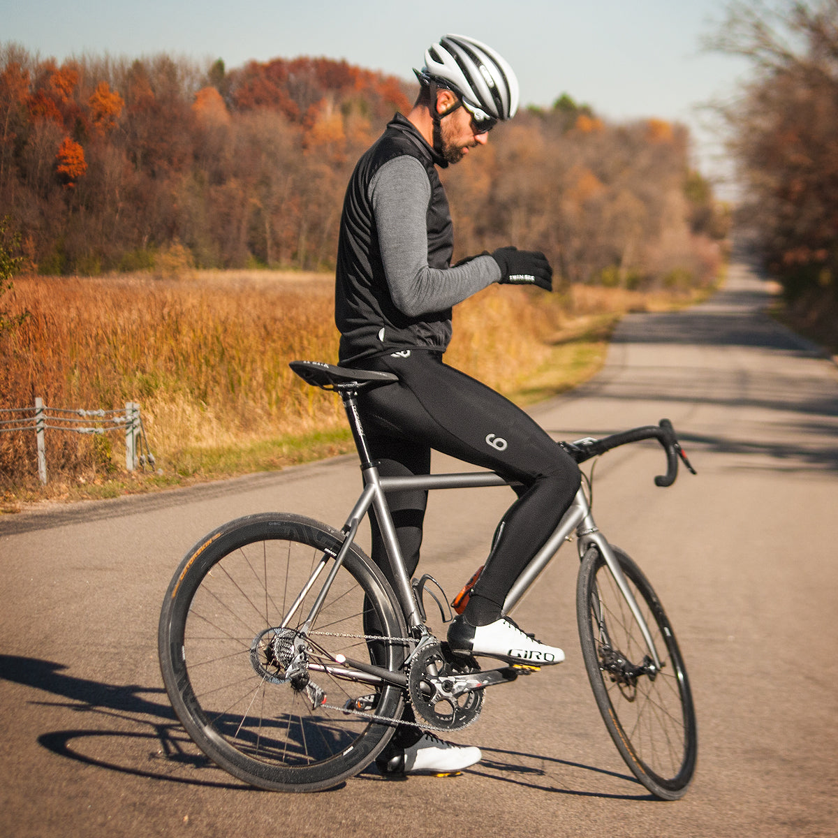 Black Thermal Bib Tights
