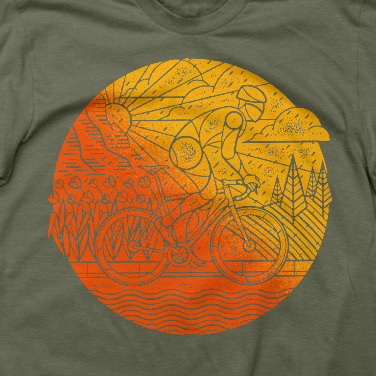 Classic Spring T (W) (OLIVE)