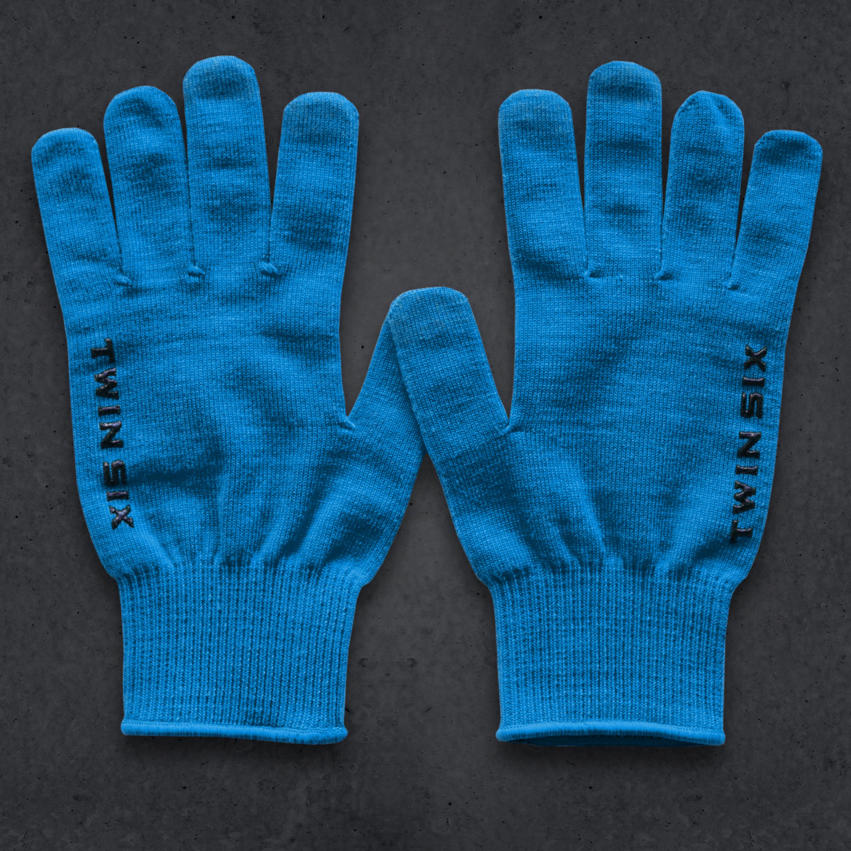 T6 Knit Glove (COOLMAX) (CYAN)