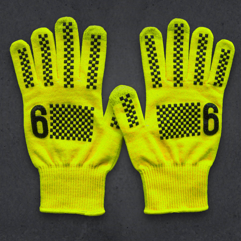 T6 Knit Glove (COOLMAX) (HI-VIZ)