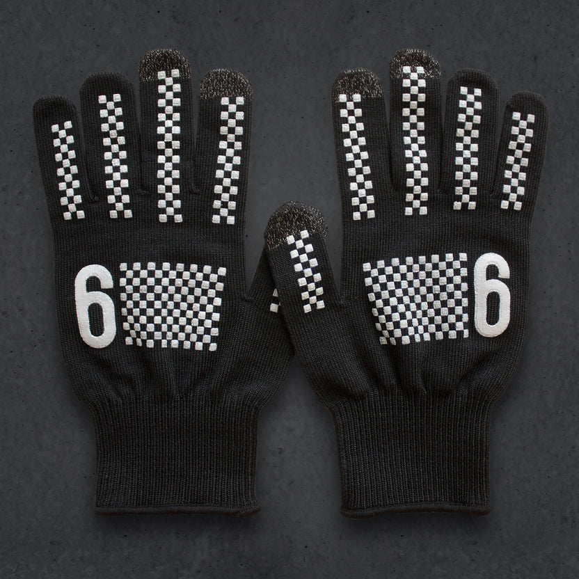 T6 Knit Glove (COOLMAX) (BLACK)