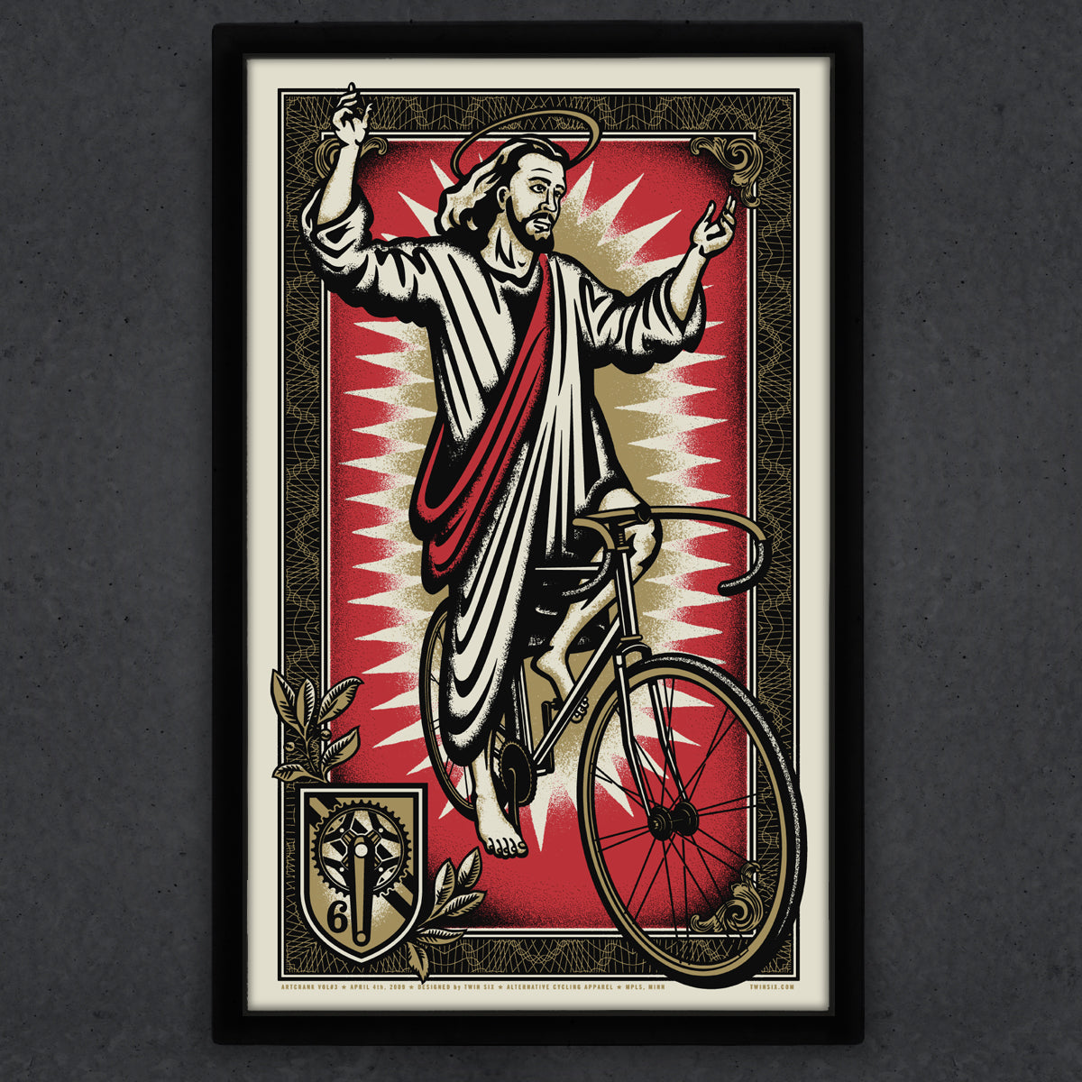 On The Third Day He Rode Poster