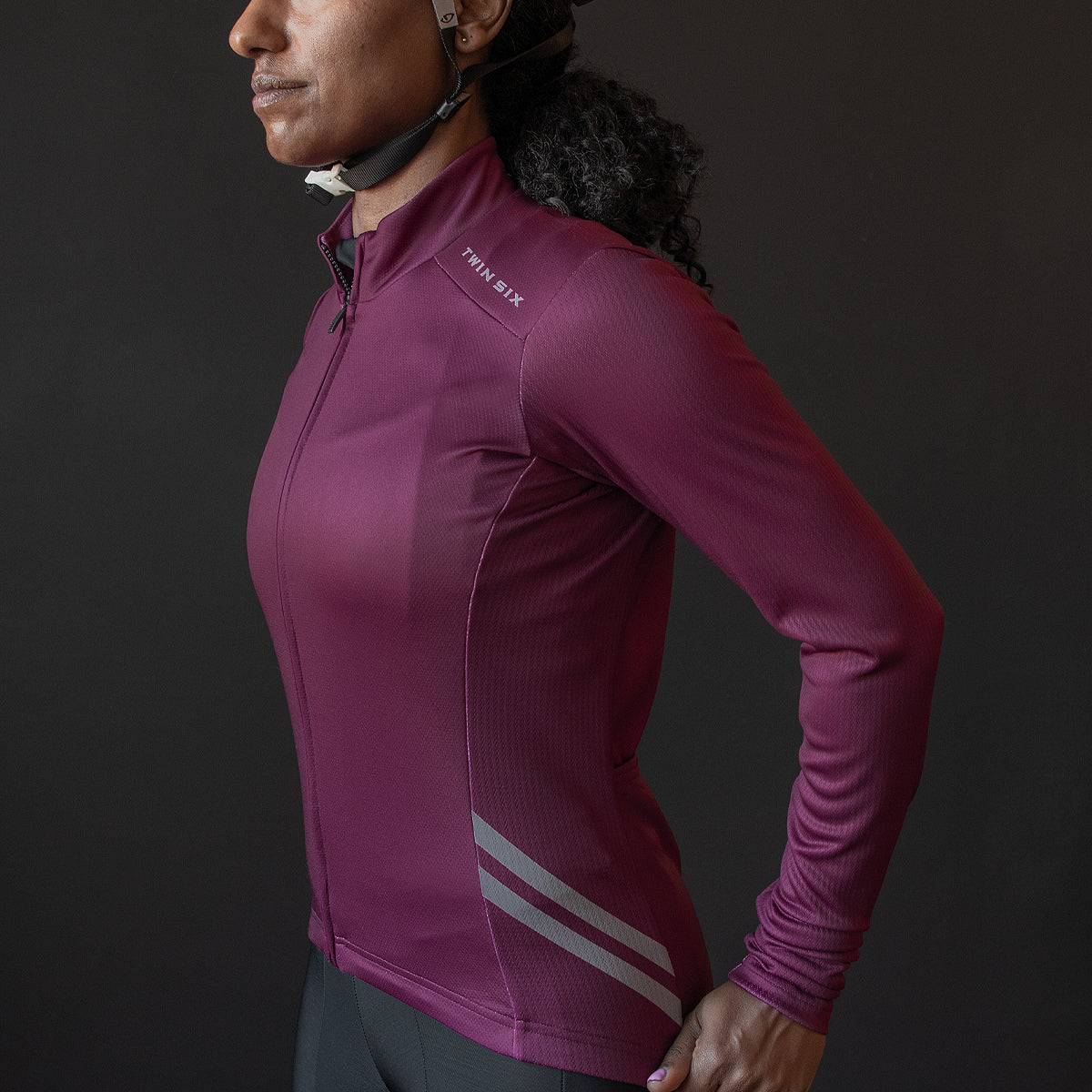 The Standard (W) (Plum) (LS) Thermal Jersey