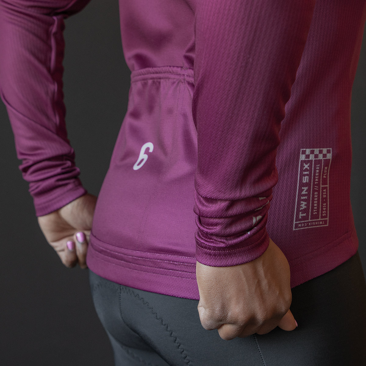 The Standard (W) (Plum) (LS) Thermal Jersey