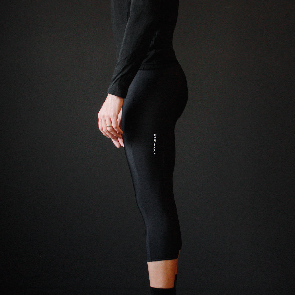 Black Thermal Bib Knickers