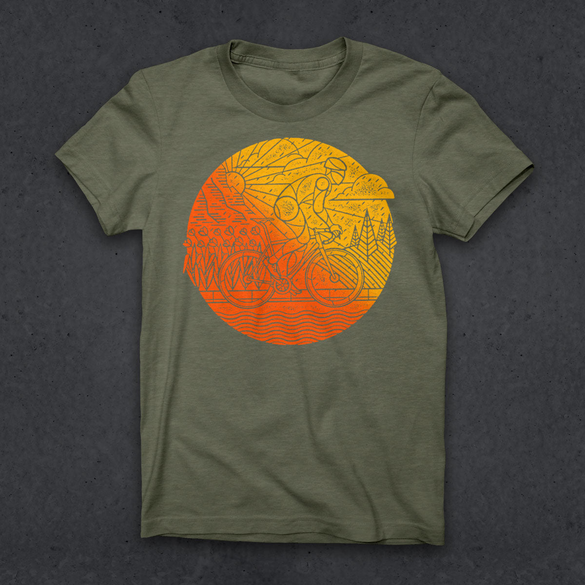Classic Spring T (W) (OLIVE)